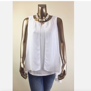 *NWT CLOSING SALE - CHICO'S $99 CHIFFON TANK-TOP SIZE 2 ( L )